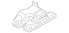 Подушка двигателя левая Mazda CX-50 23-26 2.5T