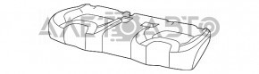 Задний ряд сидений 2 ряд Jeep Cherokee KL 19-22 ткань черная