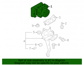 ABS АБС Subaru Outback 23-23