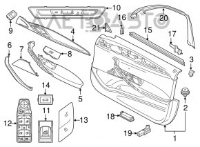 Кнопка открытия крышки багажника BMW 3 F30 12-18 салонная