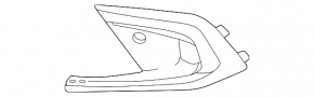 Обрамление птф правое Honda Civic XI FE/FL 22-26 под парктроник