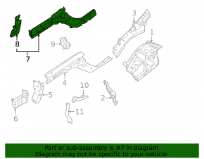 Четверть передняя правая Nissan Sentra 13-19 1.8