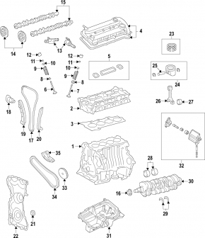 Клапан VVTI Lincoln MKZ 13-20 2.0T