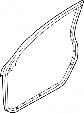 Уплотнитель двери передней правой Infiniti G25 G35 G37 4d 06-15