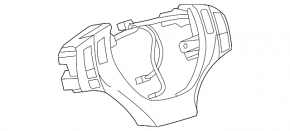 Кнопки управления на руле Lexus ES300h ES350 16-18 рест