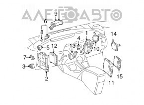 Computer assy, power steering Toyota Prius 30 10-11