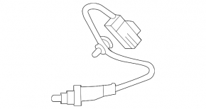 Лямбда-зонд второй Land Rover Range Rover Sport 23-26 3.0