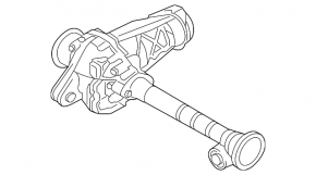 Передний редуктор Audi Q7 4L 10-15 136к