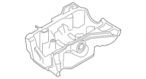 Полуподдон масляный Nissan Versa 1.8 10-12 MR18DE