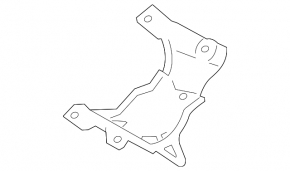 Скоба замка капота правая BMW X5 F15 14-18