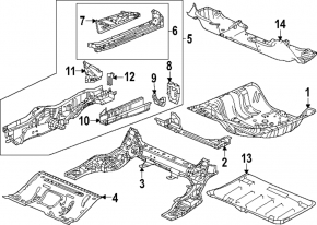 Корыто багажника Honda Civic XI FE/FL 22-26 5d