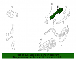 Механизм ручки двери передней левой Nissan Sentra 20-24