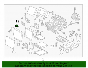 Клапан печі кондиціонера Ford Escape MK3 17-19