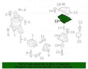 Подушка акпп Ford Edge 19-24 2.0T