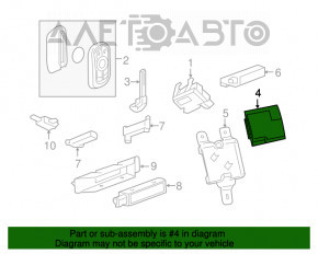 Keyless Entry Control Module Chevrolet Camaro 16-