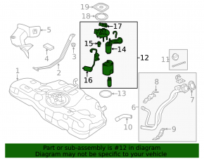 Топливный насос бензонасос Hyundai Elantra UD 11-16