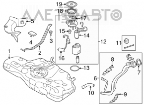 Топливный насос бензонасос Hyundai Elantra UD 11-16