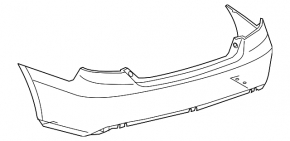 Бампер задний голый Toyota Camry v55 15-17 usa
