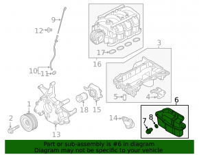 Поддон масляный Infiniti QX56 QX80 10-20 5.6