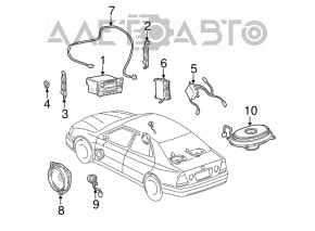 Пищалка правая Lexus IS200 IS300 99-01