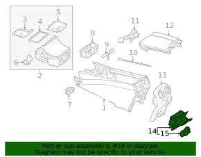 Пепельница центральной консоли задняя Mercedes C-class W205 15-21 с прикуривателем, черная, царапина