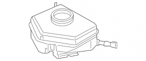 Бачок ГТЦ BMW 4 F32/33/36 14-20 с крышкой