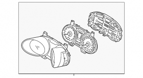 Щиток приборов под supervision Hyundai Veloster 12-13 АКПП