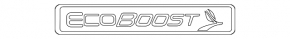 Эмблема надпись Ecoboost AWD двери багажника Ford Escape MK4 20-26