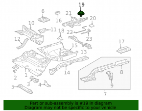 Крепление запасного колеса Toyota Rav4 19-25