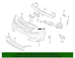 Крепление переднего бампера правое под фарой Kia K5 21-24 GT, GT-Line
