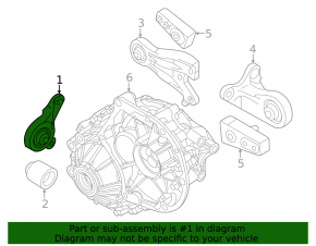 Кронштейн редуктора Mitsubishi Outlander 18-21 2.0, 2.4, PHEV, передний