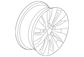 Диск колесный R17 x 7j 5*114,3 Honda Accord 13-15