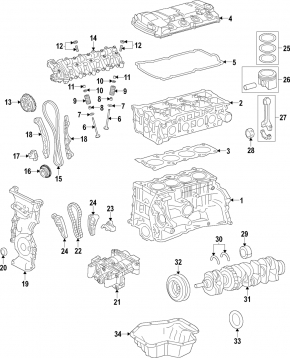 Натягувач ланцюга балансиру Mitsubishi Outlander Sport ASX 12-24