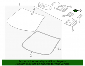 Датчик дождя Chevrolet Bolt 17-19