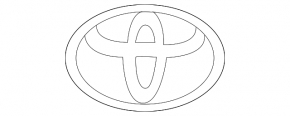 Емблема логотип TOYOTA двері багажника Toyota Rav4 19-24 hybrid