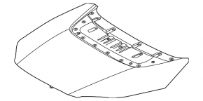 Капот голый Toyota bZ4X 22-26