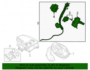 Зарядный порт BMW i4 22-26