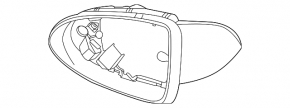 Корпус зеркального элемента левый Hyundai Sonata 20-23