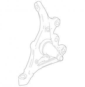 Цапфа передня права Mercedes W212 10-16 RWD