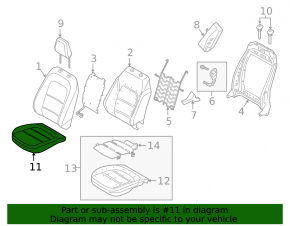 Пассажирское сидение Ford Escape MK4 20-21 без airbag, механич, с подогревом, ткань серая, под чистку