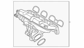 Коллектор впускной Hyundai Elantra 21-26 1.6