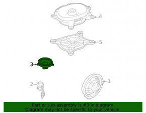 Динамик передней панели Land Rover Range Rover Velar 18-23