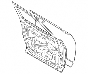Дверь голая передняя левая Mazda CX-9 16-23