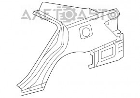 Крыло заднее правое Toyota Camry v40