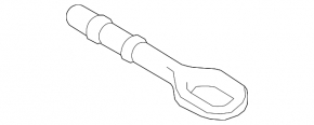 Буксировочный крюк Audi A4 B9 20-25