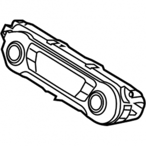 Управление климат-контролем Ford Escape MK3 13-16 дорест manual