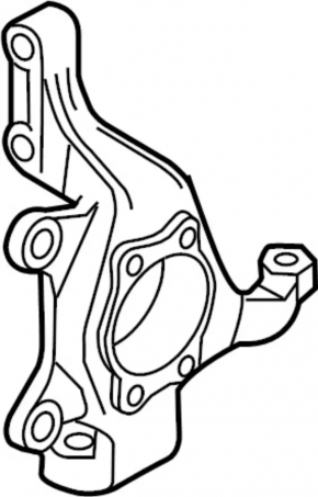 Цапфа передняя левая Infiniti FX35 FX45 03-08
