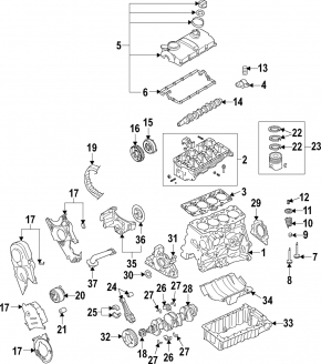 Шатун з поршнем 1шт VW Passat b7 12-14 USA 2.0 TDI