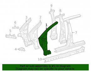 Четверть передняя левая Toyota Prius 20 04-09
