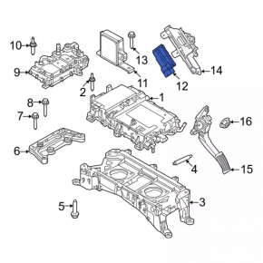 Блок ECU компьютер двигателя Ford Mustang Mach-E 21-26